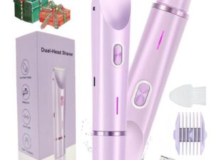 🎀Mother'S Day Gift. 2 in 1 Electric Hair Removal Tool Trimmer for Women