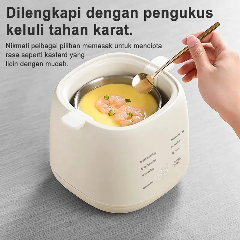 ๐ฅโจ Telur Sempurna Setiap Kali SIMMO Smart Egg Steamer - Letak Telur โข Tekan Butang โข Terus Siap Tanpa Gagal - ๐ฅ Produk Paling Laris Minggu Ini