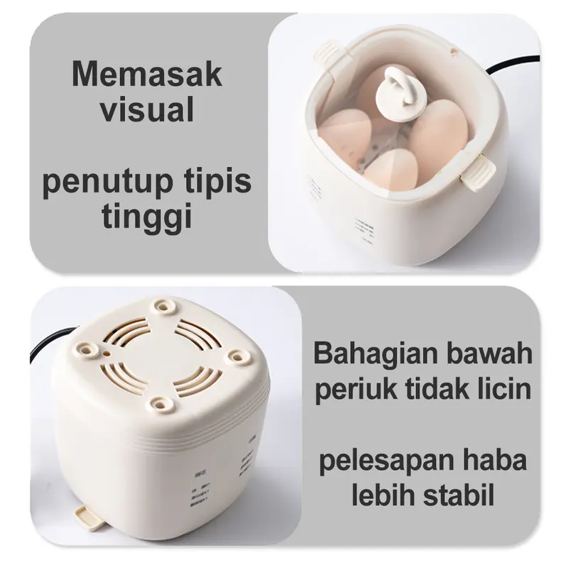 ๐ฅโจ Telur Sempurna Setiap Kali SIMMO Smart Egg Steamer - Letak Telur โข Tekan Butang โข Terus Siap Tanpa Gagal - ๐ฅ Produk Paling Laris Minggu Ini