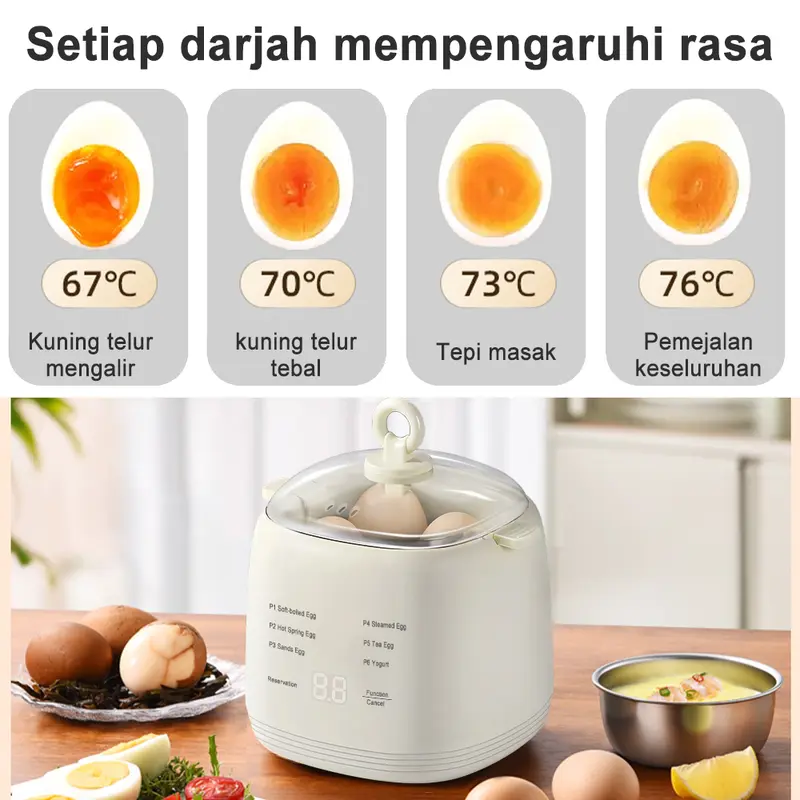 ๐ฅโจ Telur Sempurna Setiap Kali SIMMO Smart Egg Steamer - Letak Telur โข Tekan Butang โข Terus Siap Tanpa Gagal - ๐ฅ Produk Paling Laris Minggu Ini