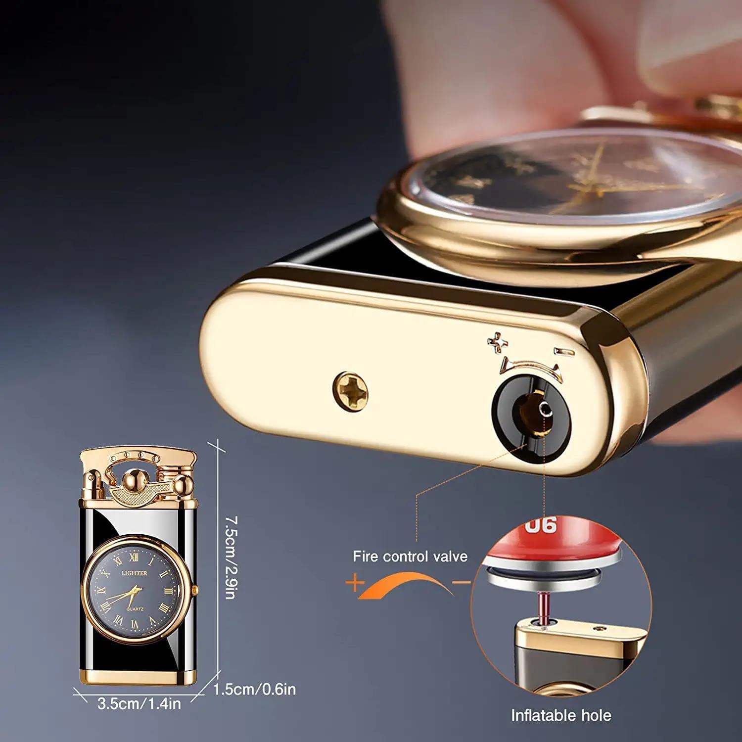 🔥Big Discount Today🔥Creative Dial Rocker Arm Inflatable Lighter