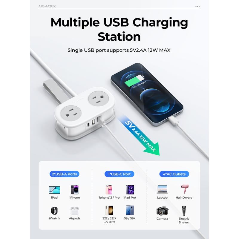 🎁Last Day Promotion 48% OFF🔥Travel Power Strip