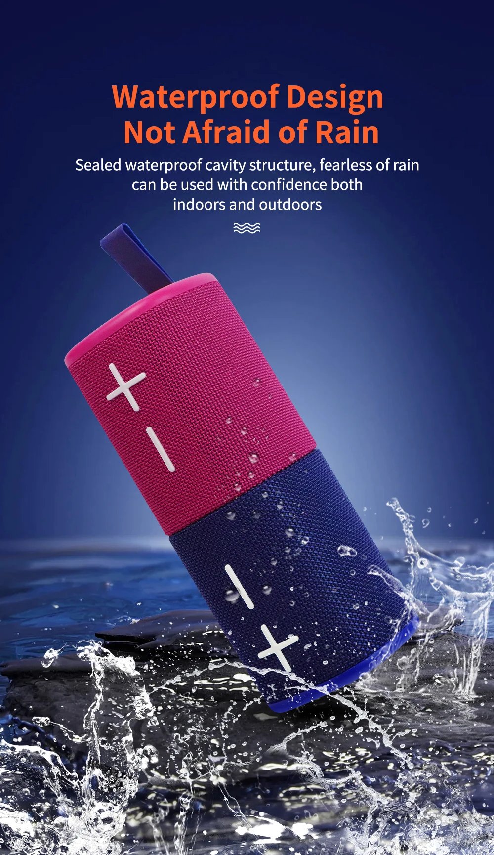 2 in 1 Magnetic Split Bluetooth Speaker