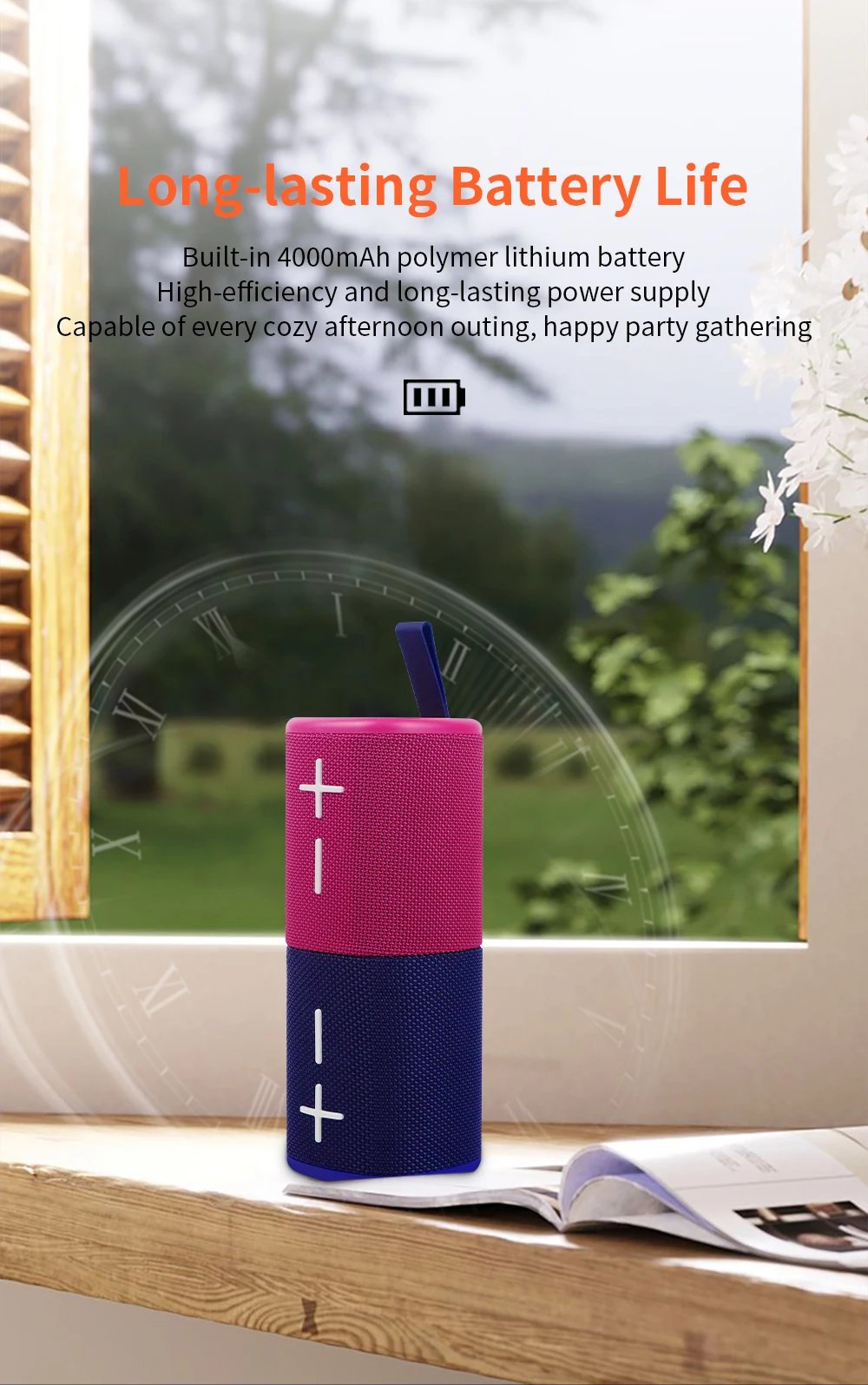 2 in 1 Magnetic Split Bluetooth Speaker