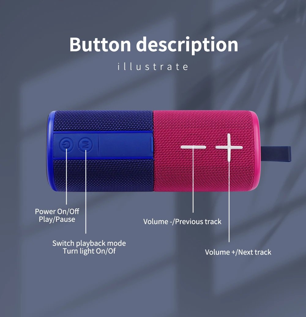2 in 1 Magnetic Split Bluetooth Speaker