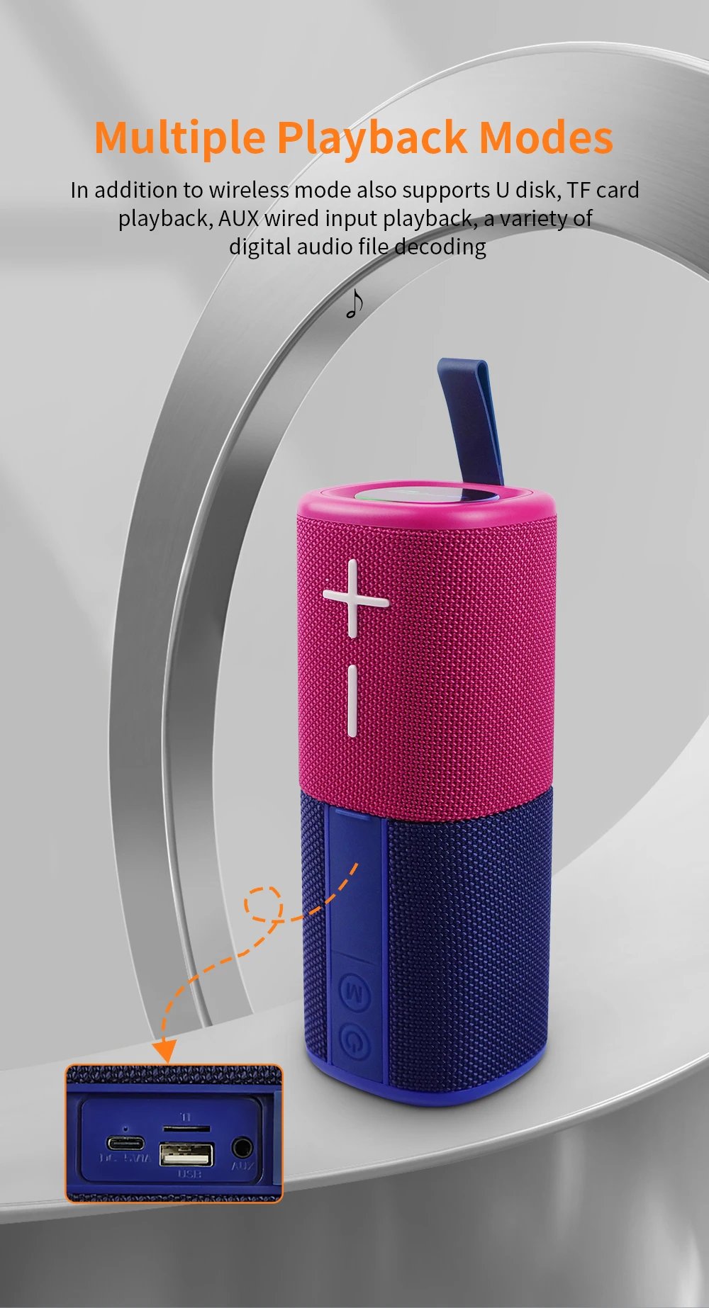 2 in 1 Magnetic Split Bluetooth Speaker