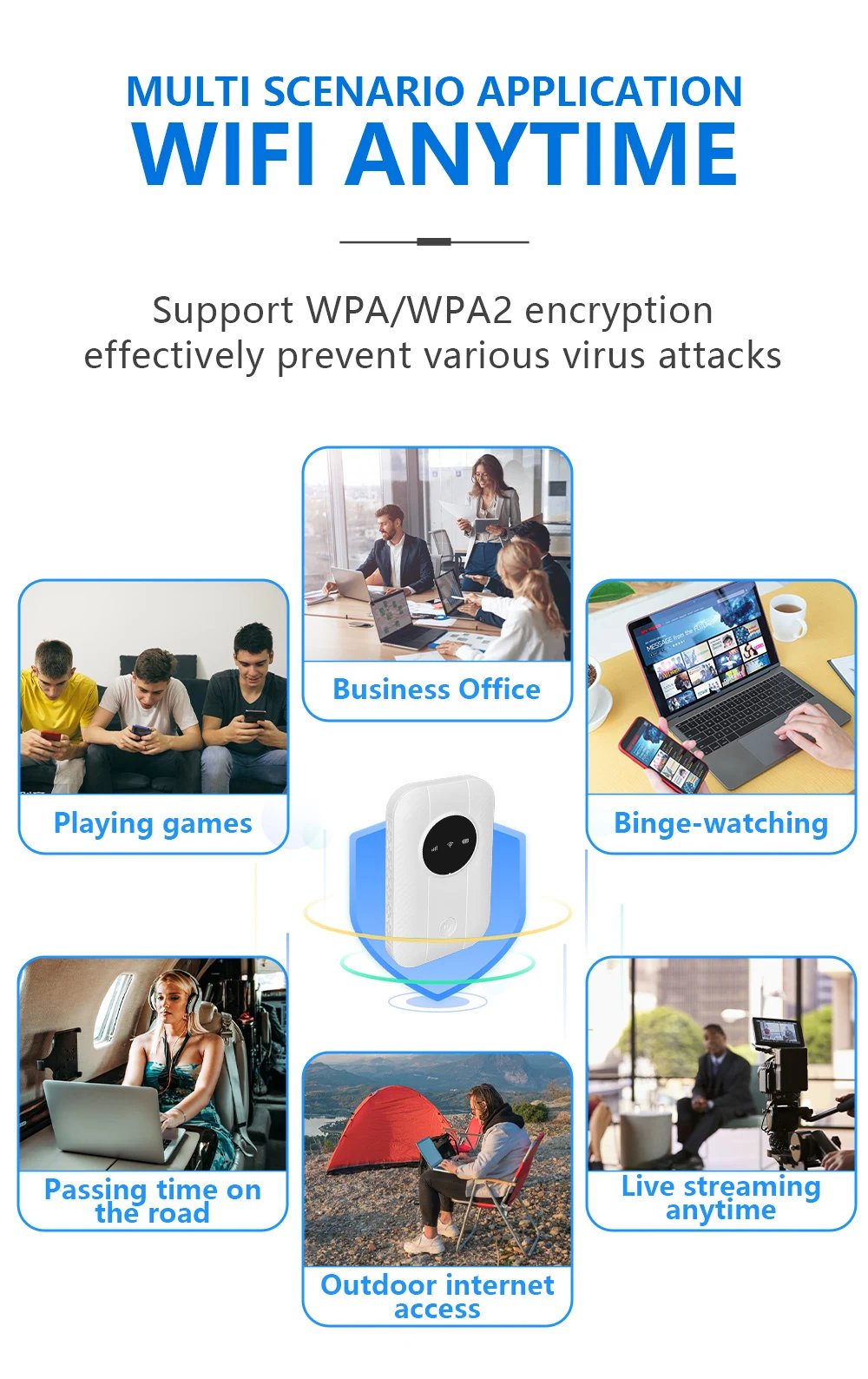 🔥🔥300Mbps Portable High Speed 4G Wireless Pocket WIFI